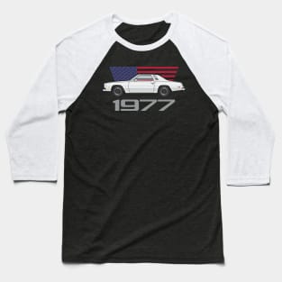 white 77 Baseball T-Shirt